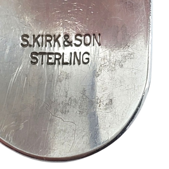 S. Kirk & Son Sterling Silver Chrysanthemum Cuff Bracelet #21555 - Picture 6 of 10